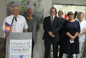 Inauguration du Point Info Cancer de l'hôpital Paul-Brousse - mardi 15 octobre 2013