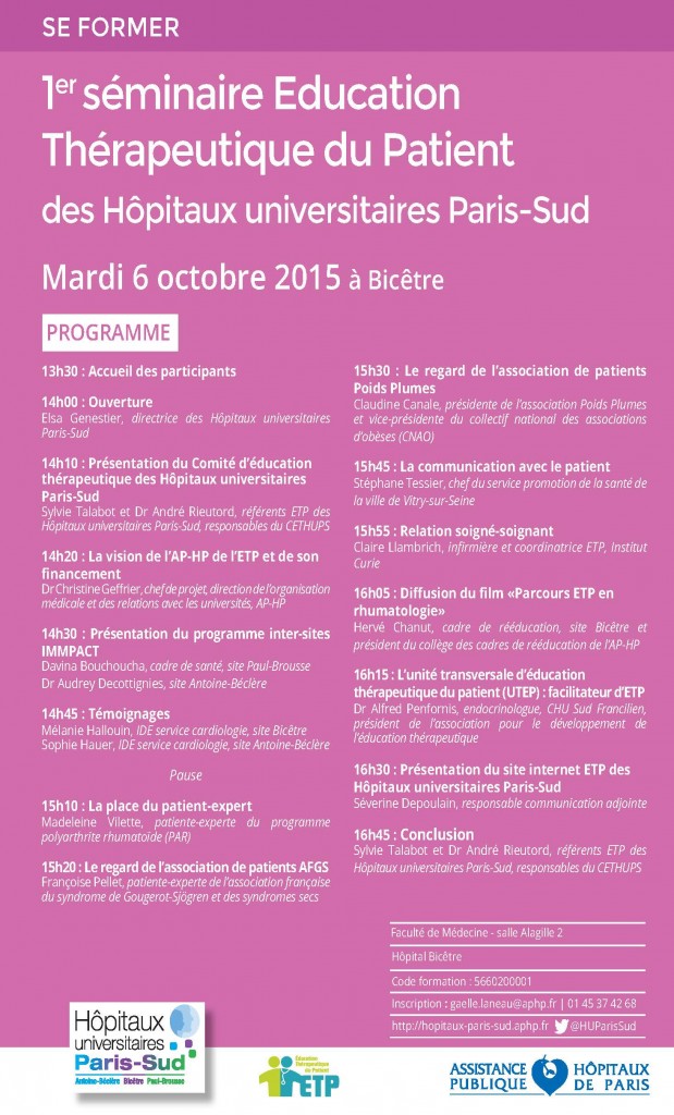 Affiche programme ETP HUPS sans QR code