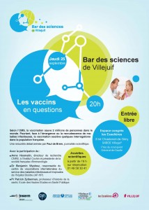 Affiche Bar des Sciences vaccins - 25 sept 2014